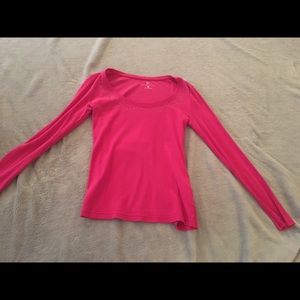 New York & Co long sleeve pink shirt